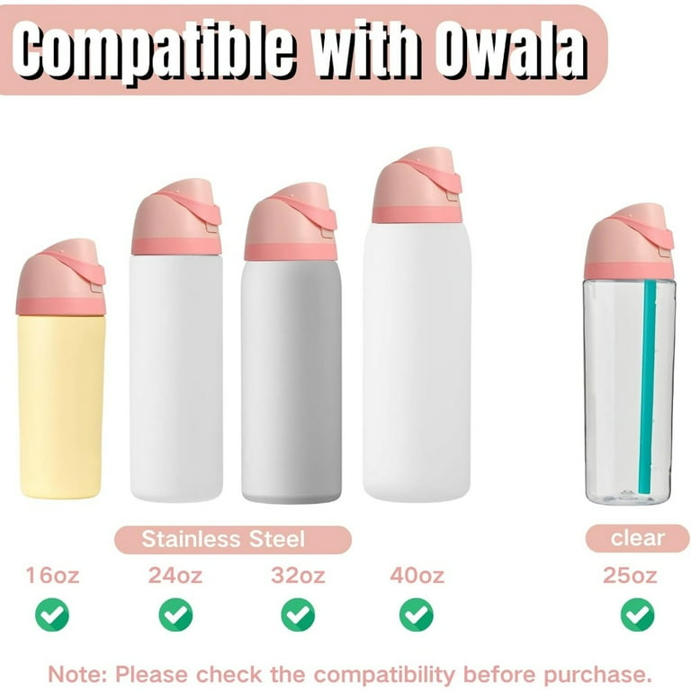 Tapa de repuesto para Owala Freesip, tapa superior de botella de agua de un solo toque compatible con Owala Cup de 16 onzas, 24 onzas, 32 onzas, 40 onzas, accesorio de