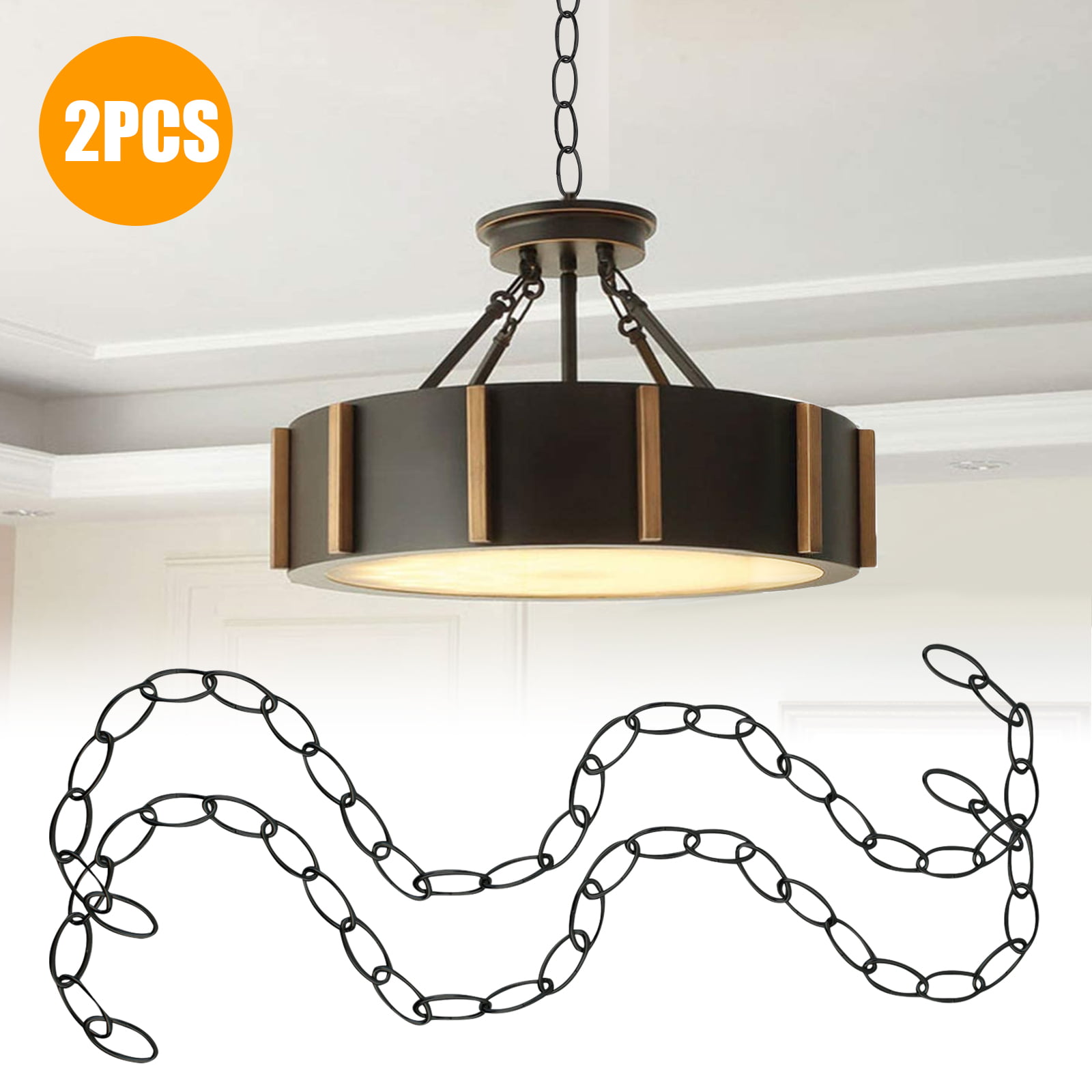 2pcs Chain Extension Tails Tsv 40inch, How Do You Install A Hanging Light Fixture With Chain