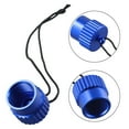thumbnail image 3 of Scuba Diving DIN Tank Valve Threaded Cover Aluminum Dust Plug Protection Cap Blue, 3 of 10