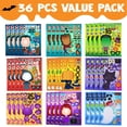 thumbnail image 2 of Joyfy 36 Pcs Halloween Stickers Make a Face Halloween Characters Stickers for Kids,Witch Vampire Self Adhesive DIY Decorations Stickers Fall Stickers Party Favors for Kids,Halloween Craft, 2 of 11