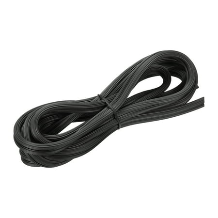 

Uxcell 5M/16.4Ft Rubber Window Screen Spline Sealing Strip 6mm OD Black