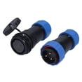 thumbnail image 2 of Herwey Waterproof Aviation Cable Connector Socket, Aviation Plug Socket Oxidation Resistance For Electronic Equipment, 2 of 8