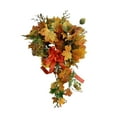 thumbnail image 2 of Fankiway Maple Leaf Wreath Rattan Circle Wall Home Decoration Hanging Maple Leaf Wreath Door Hanging, 2 of 5