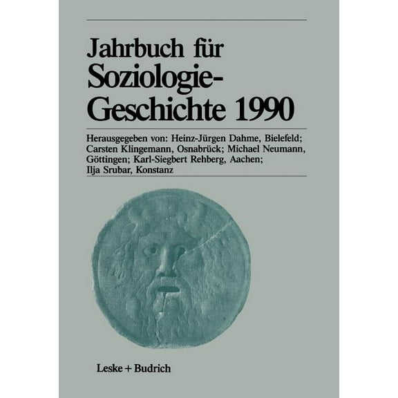 Jahrbuch Für Soziologiegeschichte 1990, (Paperback)