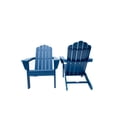 thumbnail image 6 of LuXeo Marina Weather Resistant HDPE Adirondack Chair-Navy (Set of 2), 6 of 14
