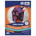 thumbnail image 2 of Tru-Ray Construction Paper, Heavyweight, Halloween Assortment, Black, Orange, Purple, 9" x 12", 150 sheets Per Pack, 3 Packs, 2 of 10
