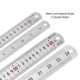 thumbnail image 3 of Unique Bargains Straight Ruler Set 30x2.6CM & 60x3.8CM Stainless Steel Ruler Kit, 2 Pieces, 3 of 5