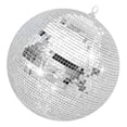 thumbnail image 4 of Dbuoem Large Disco Ball,Hanging Disco Ball,Silver Color Disco Ball,Big Disco Ball Wedding Decoration (12/16/20Inch)，as show, 4 of 14