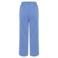 thumbnail image 6 of YDFCWXW Womens Wide Leg Sweatpants High Waisted Baggy Pants Drawstring Athletic Joggers 2025 Blue, XXL, 6 of 9