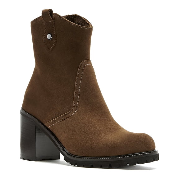La Canadienne Bessie Waterproof Suede Bootie, 9.5
