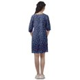 thumbnail image 6 of Moomaya Moss Georgette Short Straight T-Shirt Dress For Women Plus Size Clothing, 6 of 6