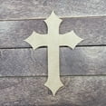 thumbnail image 2 of 5"Elegant Wall Cross #40, Unfinished Wood Art Shape by Wooden Craft Cutouts, 2 of 2