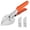 Orange,Miter Shears with 2 replacement blades, variant on Miter Shears,Quarter Round Cutting Tool,Adjustable Angle Cutter 45°–135°,Multi Angle Miter Shears for Cutting Soft Wood,Plastic,PVC,Black