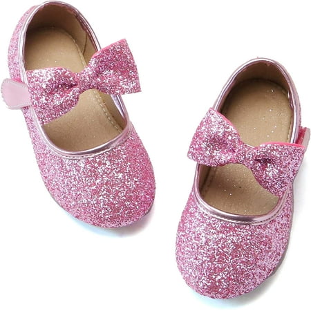 

Toddler Little Girl Dress Shoes - Girl Mary Jane Flats Party School Wedding