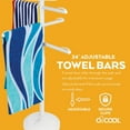 O2COOL Pool & Spa Valet™, Adjustable Outdoor Pool & Patio Towel Holder