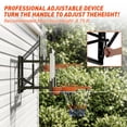 thumbnail image 6 of 54" Wall Mounted Basketball Hoop, 8-10 FT Adjustable Height Shatterproof PC Backboard Basketball Goal with 18 Inch Solid Rim for Indoor & Outdoor Use, 6 of 10