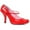 Red, variant on Ellie Shoes E-423-Babydoll 4" Heel Womans Patent Mary Jane with 1"Concealed Platform. Black PU / 6