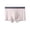 #202-Gray, variant on Ceisia Men's Plus Size Cotton Boxer Briefs Comfortable Waistband Breathable Soft Solid Color Underwear 5XL Gifts for Father