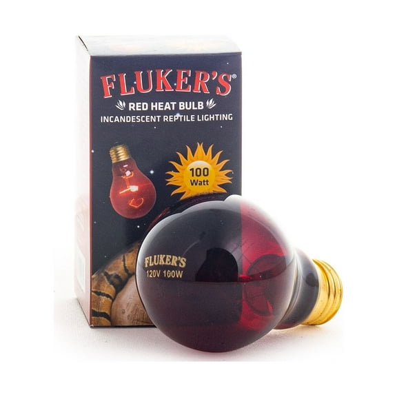 Fluker's Red Heat Bulb 100w