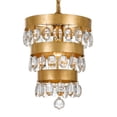 thumbnail image 3 of 6103-GA Crystorama Lighting Perla - One Light Mini Pendant in Classic Style - 10 Inches Wide by 14.25 Inches High-Antique Gold Finish    -Traditional, 3 of 5