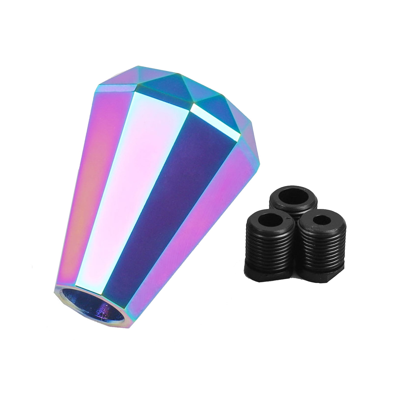 Diamond Shift Knob Shifter with Adapter Universal Manual Transmission
