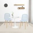 thumbnail image 6 of Mid Century Modern PP dining chair with Wooden Legs , kitchen & Dining Room Chairs Assemble Easily, kitchen chairs for Kitchen Dining Room & Living Room., 6 of 7