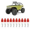 thumbnail image 4 of RC Car Body Clips, Silicone Iron RC Car Body Clip Pins with Fixing Mount Protective RC Body Clips for 1/18 RC Car, 4 of 7