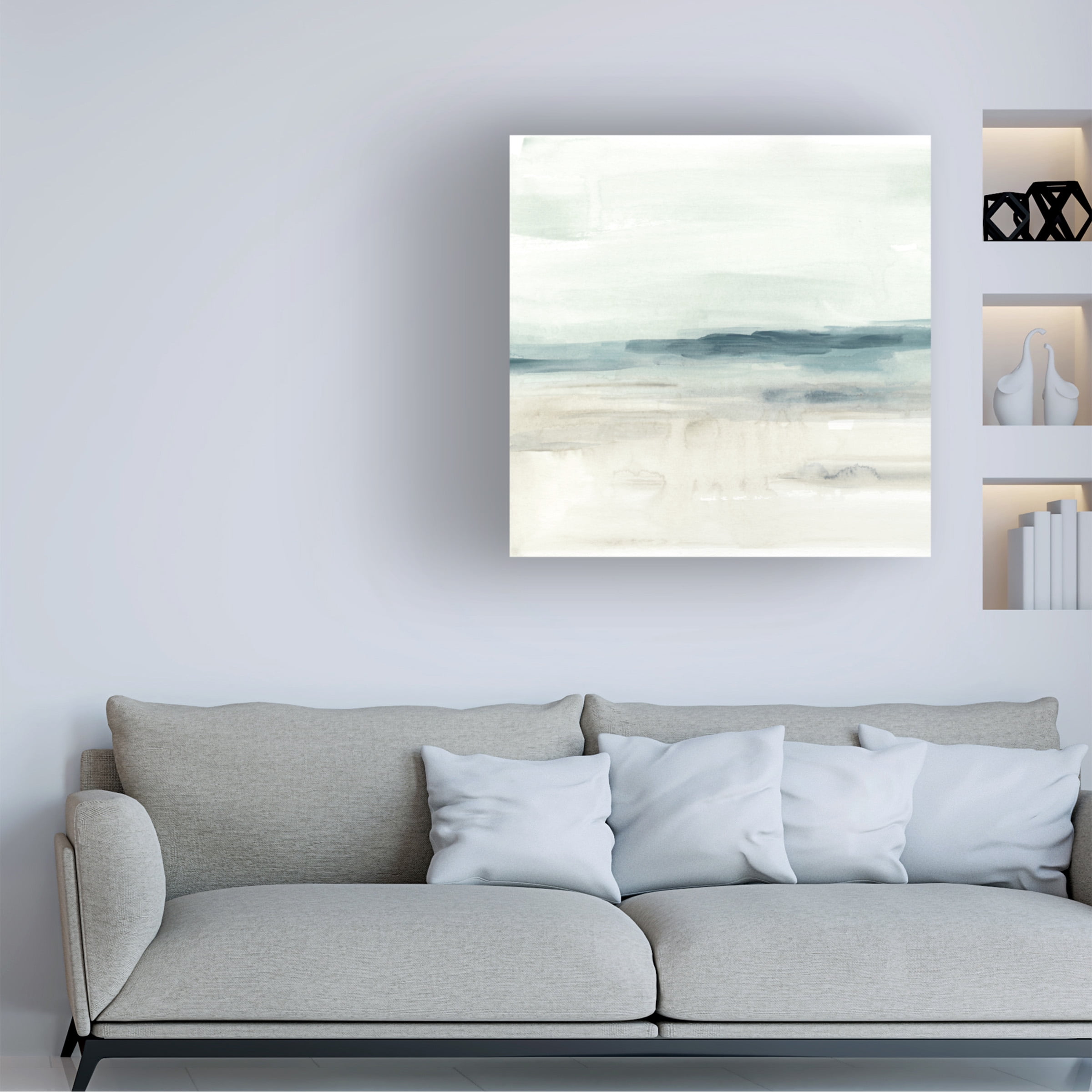 June Erica Vess 'Blue Sands II' Canvas Art