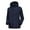 Dark Blue, variant on Mens Rain Jacket Waterproof with Hooded Loose Hiking Coat Windbreaker Dark Blue Size 3XL