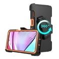 thumbnail image 4 of Aggxpf Motorola Moto G Stylus 5G 2023 Phone Case with Belt-Clip, 3 in 1 Military Grade Full Body Protection Phone Cover (Orange), 4 of 5