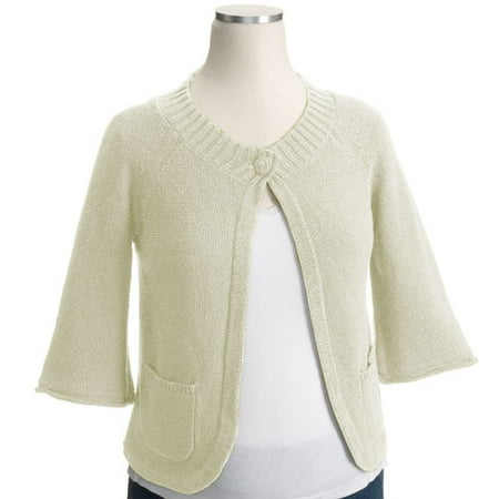 Maternity One-Button Swing Cardigan