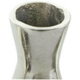 thumbnail image 6 of CosmoLiving by Cosmopolitan 5"W, 8"H Silver Aluminum Metal Vase with Varying Shapes, Set of 3, 6 of 14