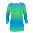 thumbnail image 4 of Vedolay Long Sleeve Tops for Women 2023Sweatshirt Long Sleeve Crew Neck Tee Tops Green,S, 4 of 5