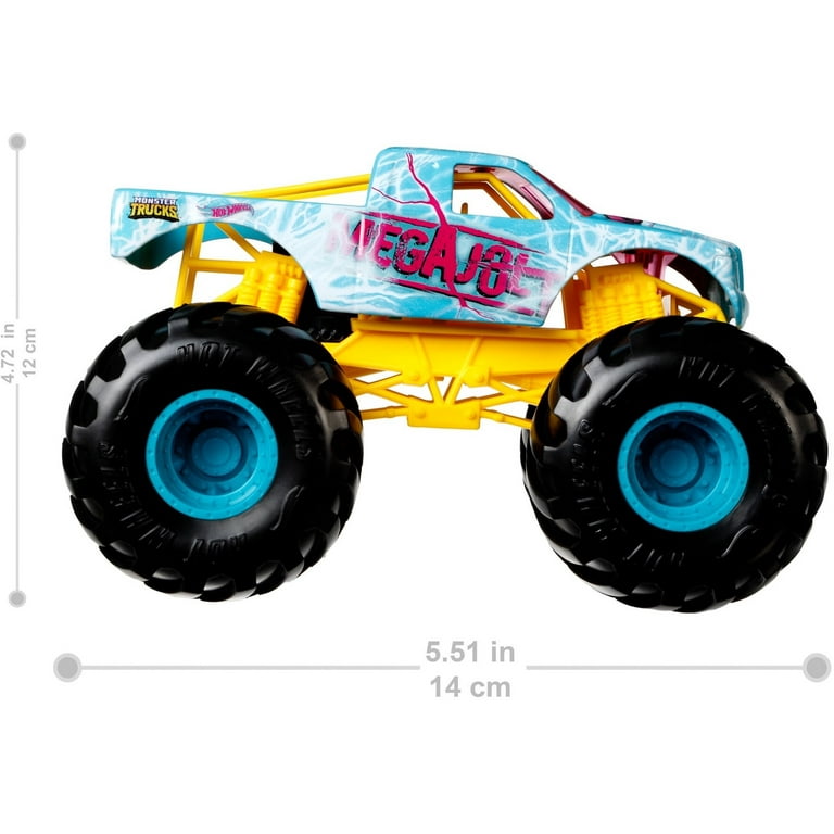  Hot Wheels Monster Truck 1:24 Scale 2022 Bone Shaker It All  Vehicle with Giant Wheels for Kids Age 3 to 8 Years Old Great Gift Toy  Trucks Large Scale : Toys & Games