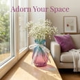 thumbnail image 5 of Unique Bargains Glass Vase for Flowers Nordic Decorative Violet 3.5"L x 3.5"W x 5.9"H, 5 of 5