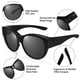 thumbnail image 4 of Gafas de sol URUMQI polarizadas UV400 para mujeres, que se colocan sobre lentes, 4 of 7
