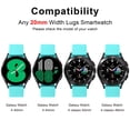 thumbnail image 2 of LGSY Compatible for SamsungWatch 4 Bands Classic 46mm 42mm,20mm Silicon Replacment Sport Strap Women Men, 2 of 7