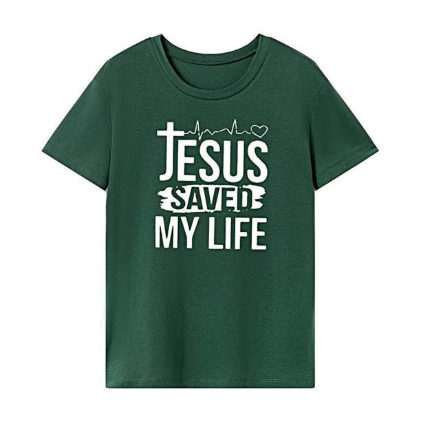 Camiseta para mujer con cuello redondo, ropa de calle, cuello redondo, camisetas de verano para viajar M