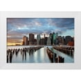 thumbnail image 1 of Carozzi, Fiorenzo 14x11 White Modern Wood Framed Museum Art Print Titled - NYC Skyline, 1 of 4