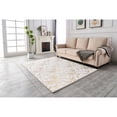 thumbnail image 3 of Lily Luxury Abstract Gilded Rectangular Area Rug Gold Gilded Beige - 6' x 9', 3 of 5