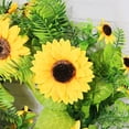 thumbnail image 4 of YSNOOWE 1Ud Adorno Colgante Girasol Decorativo Para Puerta Pared Con Textura, 4 of 8