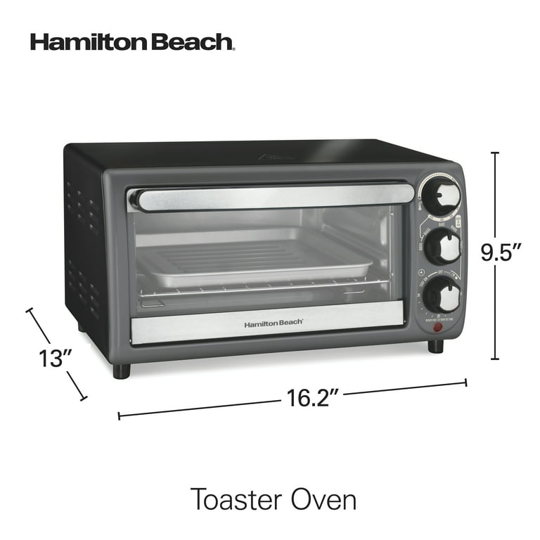 Hamilton Beach 2 Slice Toaster, Extra-Wide Slots, Chrome-Plated Lever,  Black, 22217