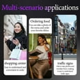 thumbnail image 6 of Smart wireless Bluetooth glasses, clear sound quality half-frame glasses, music-listening sunglasses, sunscreen lenses, 6 of 9