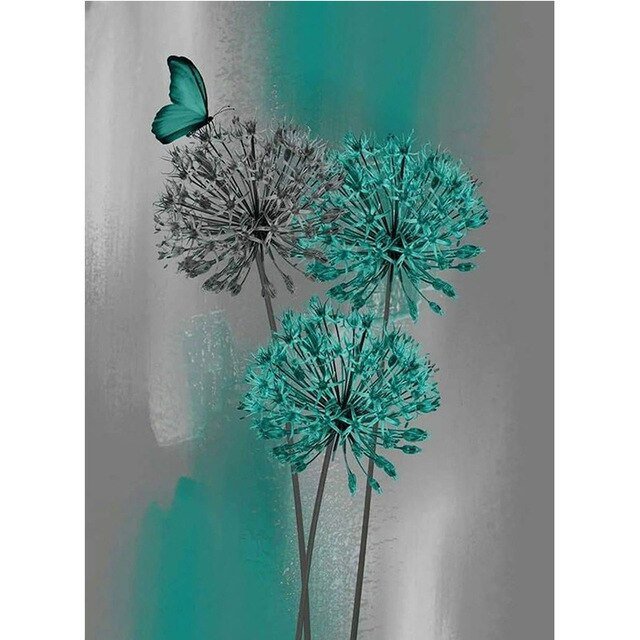 JIEME DIY 5D Diamond Painting Flower Full Round Mosaic Landscape Flower Diamond Embroidery Picture Rhinestone For Home Decor