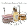 thumbnail image 4 of Kitchen Details Small 10.24" x 5.2" over the Cabinet Organizer in Chrome, 4 of 7