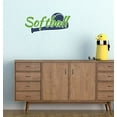 thumbnail image 3 of Bedroom Décor Softball with Bat Wall Decals Stickers 23x10-Inch Lime Green, Deep Blue, 3 of 6
