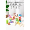 thumbnail image 2 of B Creative Dinosaur Balancing Blocks Set For Kids, Stem Educational Stacking Toy For Hand-Eye Coordination And Logical Thinking, 2 of 9