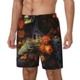 thumbnail image 1 of Fotbe Vintage Floral Skull Traje de Baño para Hombre – Shorts de Natación de Secado Rápido con Forro y Bolsillos-XX-Large, 1 of 6