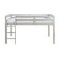 thumbnail image 3 of Camaflexi Tribeca Solid Wood Low Loft Bed Frame Twin in Gray, 3 of 6