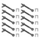thumbnail image 1 of Tensor de motosierra, 10 piezas Barra de motosierra Tensor de ajustador de cadena Tensor de cadena Durabilidad extendida, 1 of 8